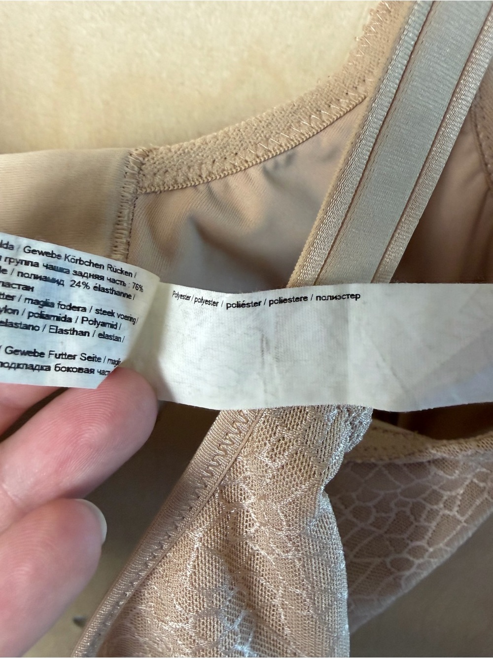 Chantelle C Magnifique Seamless Minimizer Underwire Bra (C18910) Ultra Nude 38H - Picture 8 of 8